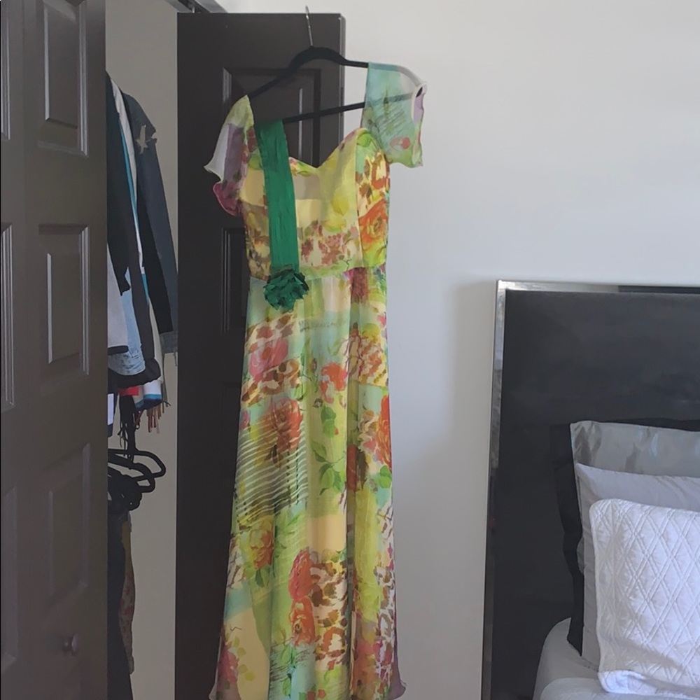 Long floral dress